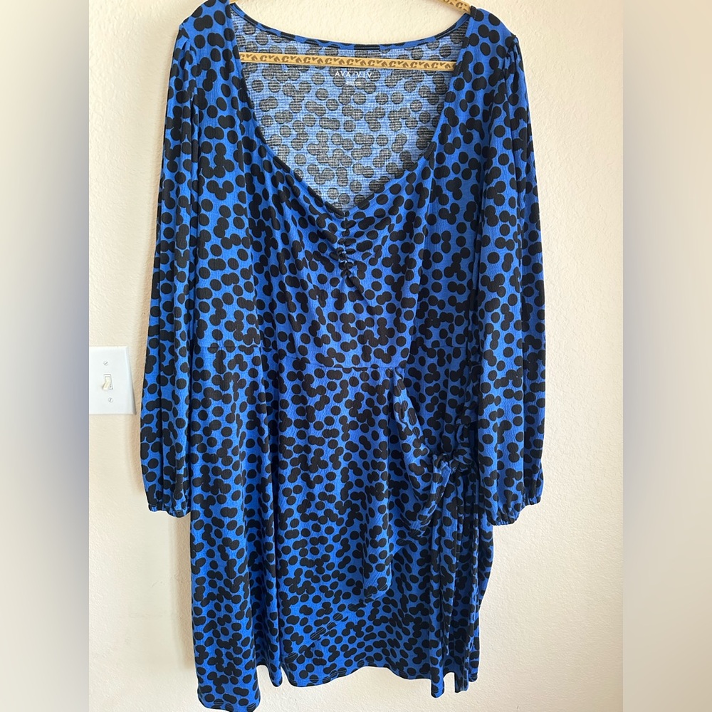 New Without Tag Plus Size Ava & Viv Elegant Polka… - image 1